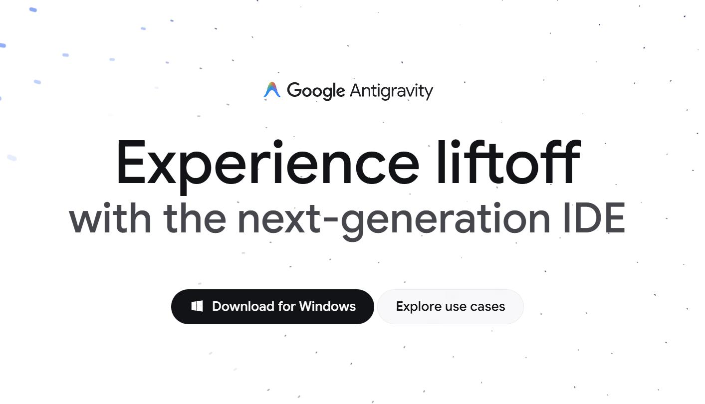 Google Antigravity 界面截图