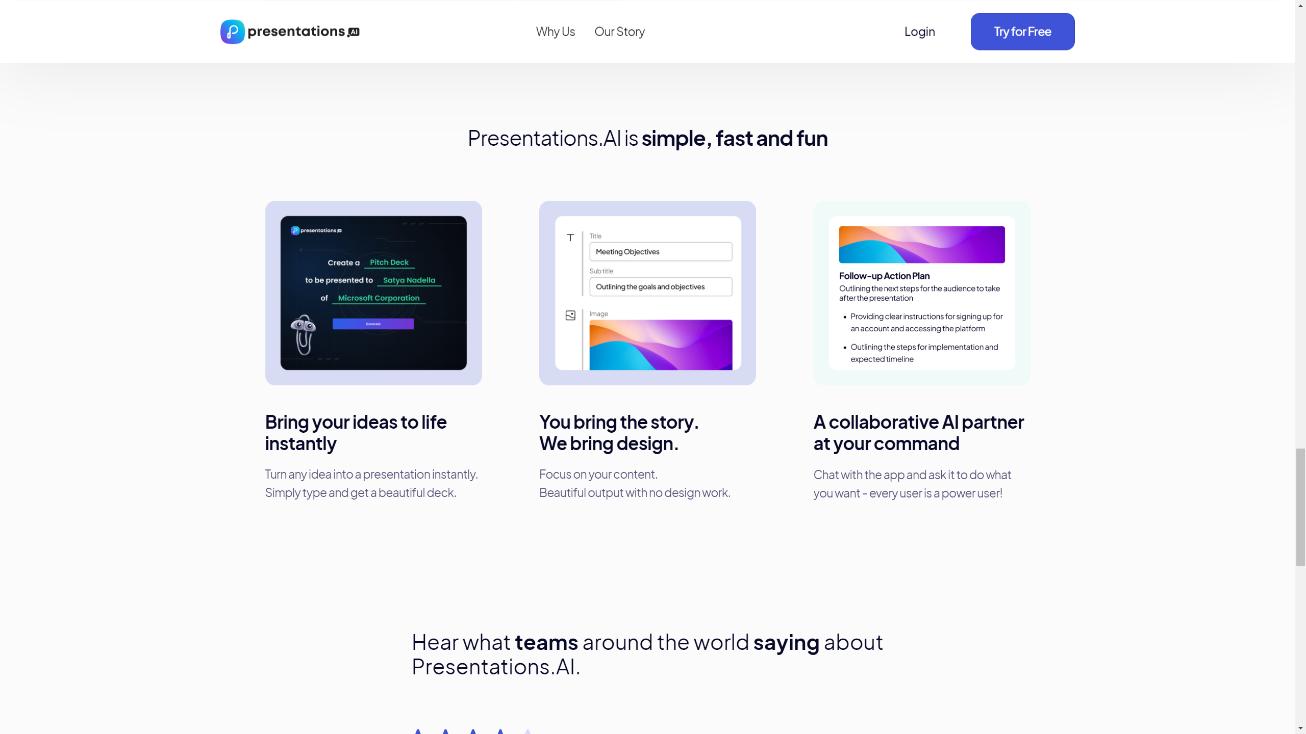 Presentations.AI 界面截图
