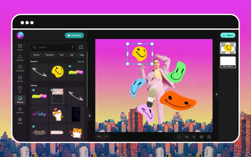 Picsart 界面截图