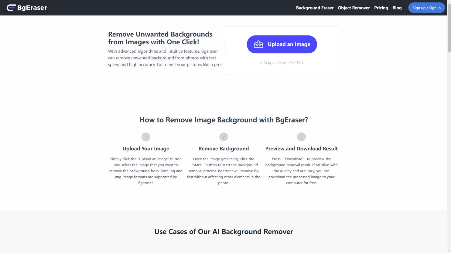 BgEraser 界面截图