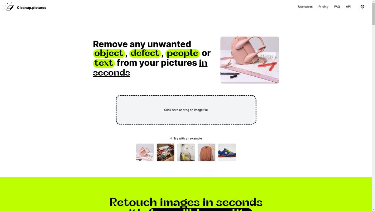 Cleanup.pictures 界面截图