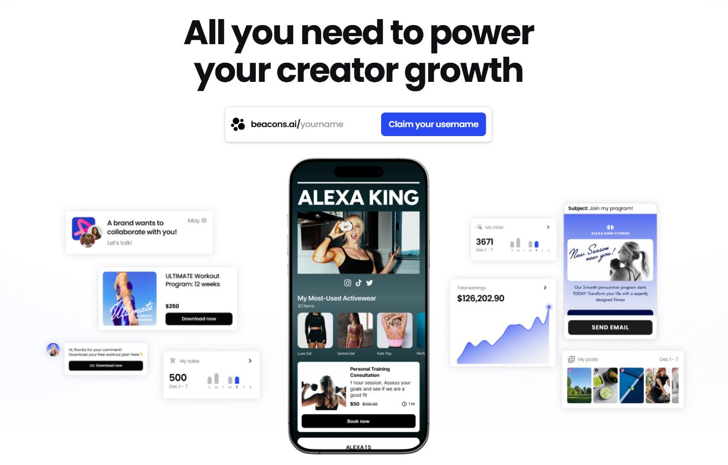 Beacons AI 界面截图