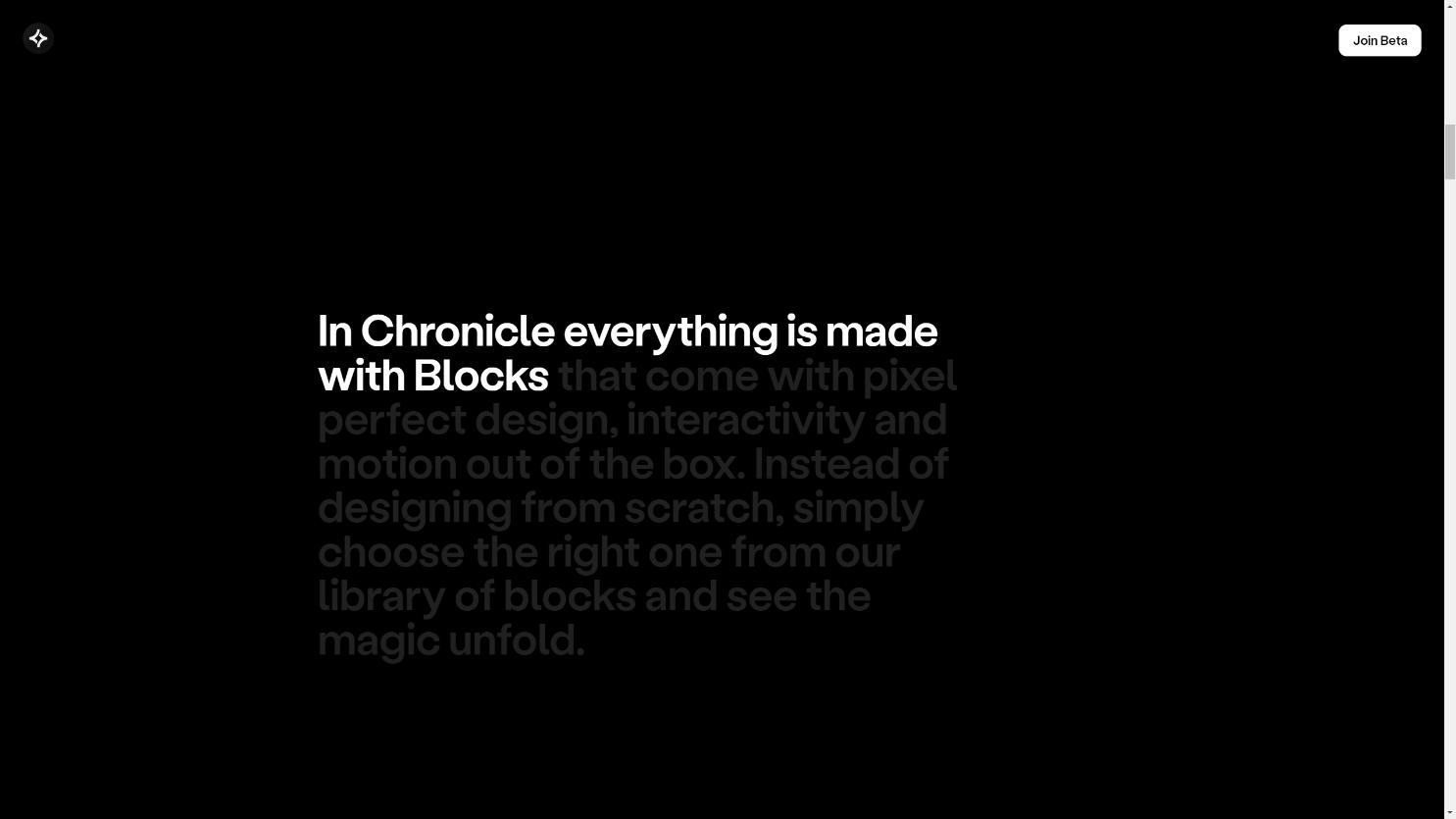 Chronicle 界面截图