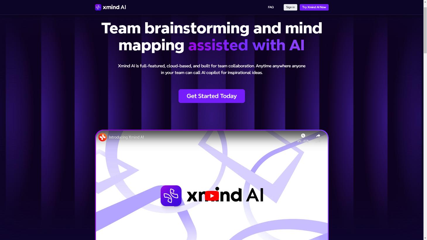 Xmind AI 界面截图