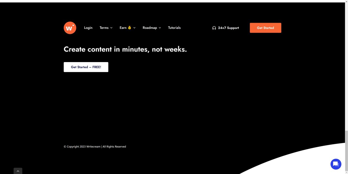 Writecream Al Content Detector 界面截图