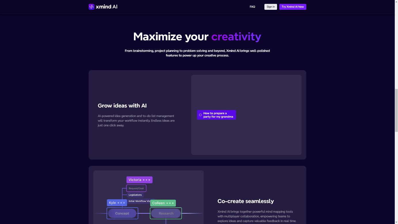 Xmind AI 界面截图