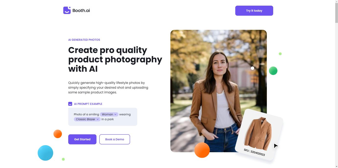 Booth.ai 界面截图