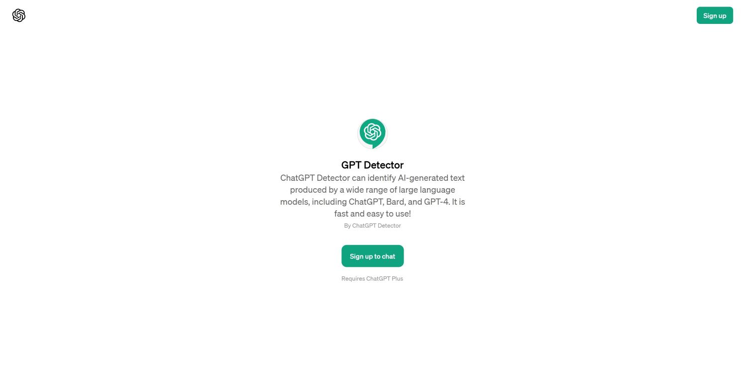 GPT Detector 界面截图