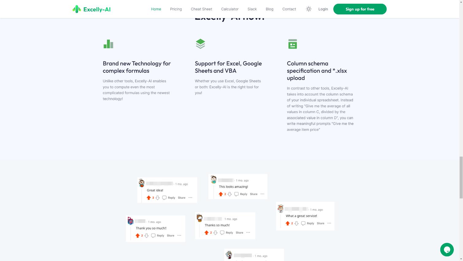 Excelly AI 界面截图