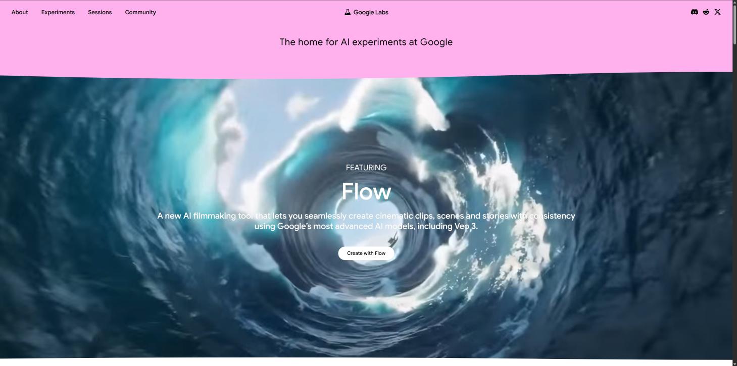 Google Labs 界面截图
