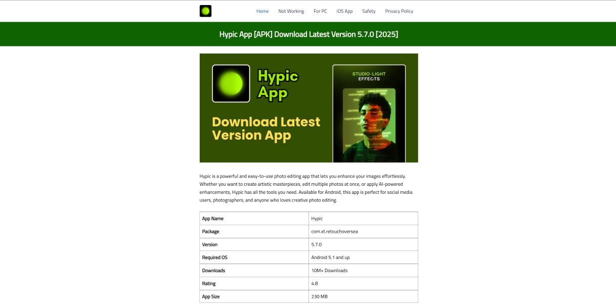 Hypic 界面截图