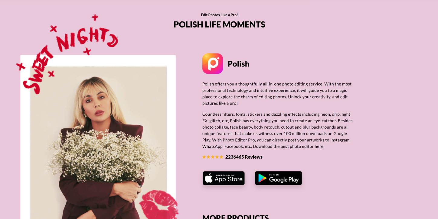 Polish - AI Photo Editor 界面截图