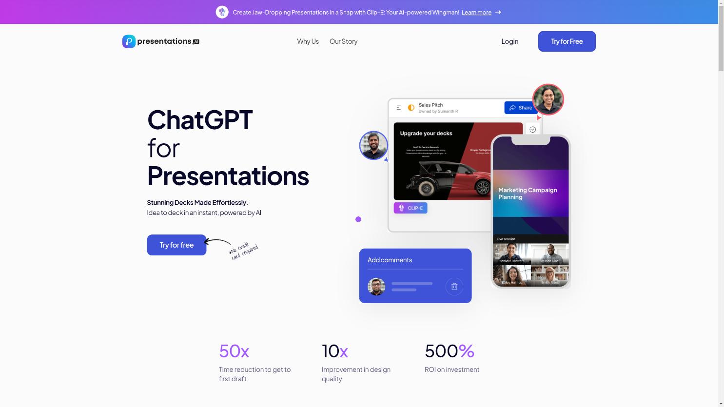 Presentations.AI 界面截图