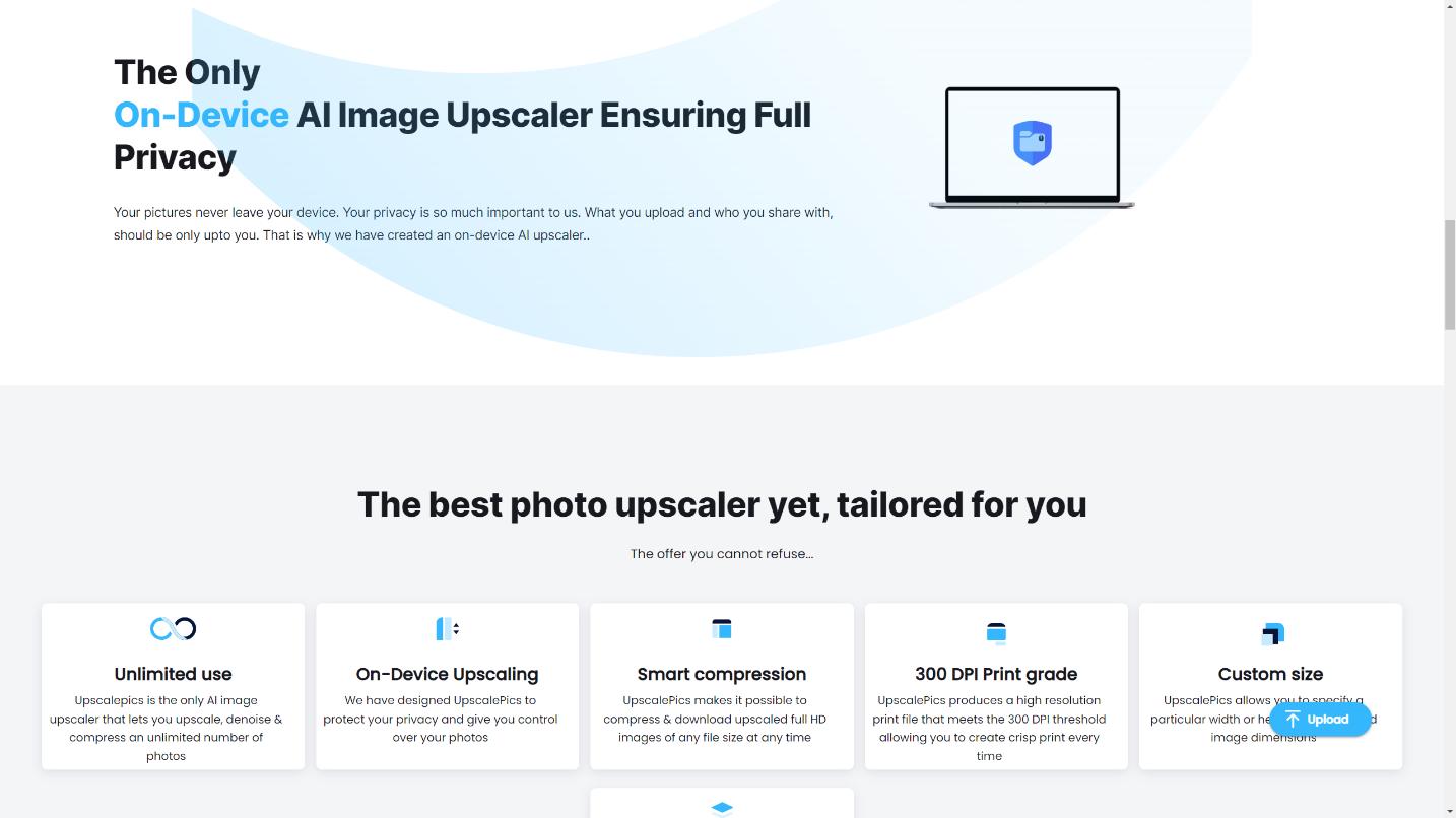 Upscalepics 界面截图